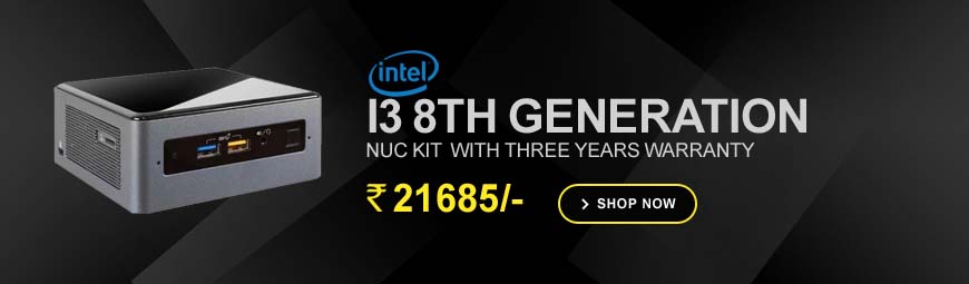 Intel i3 8th Generation NUC Kit (NUC8i3BEH)
